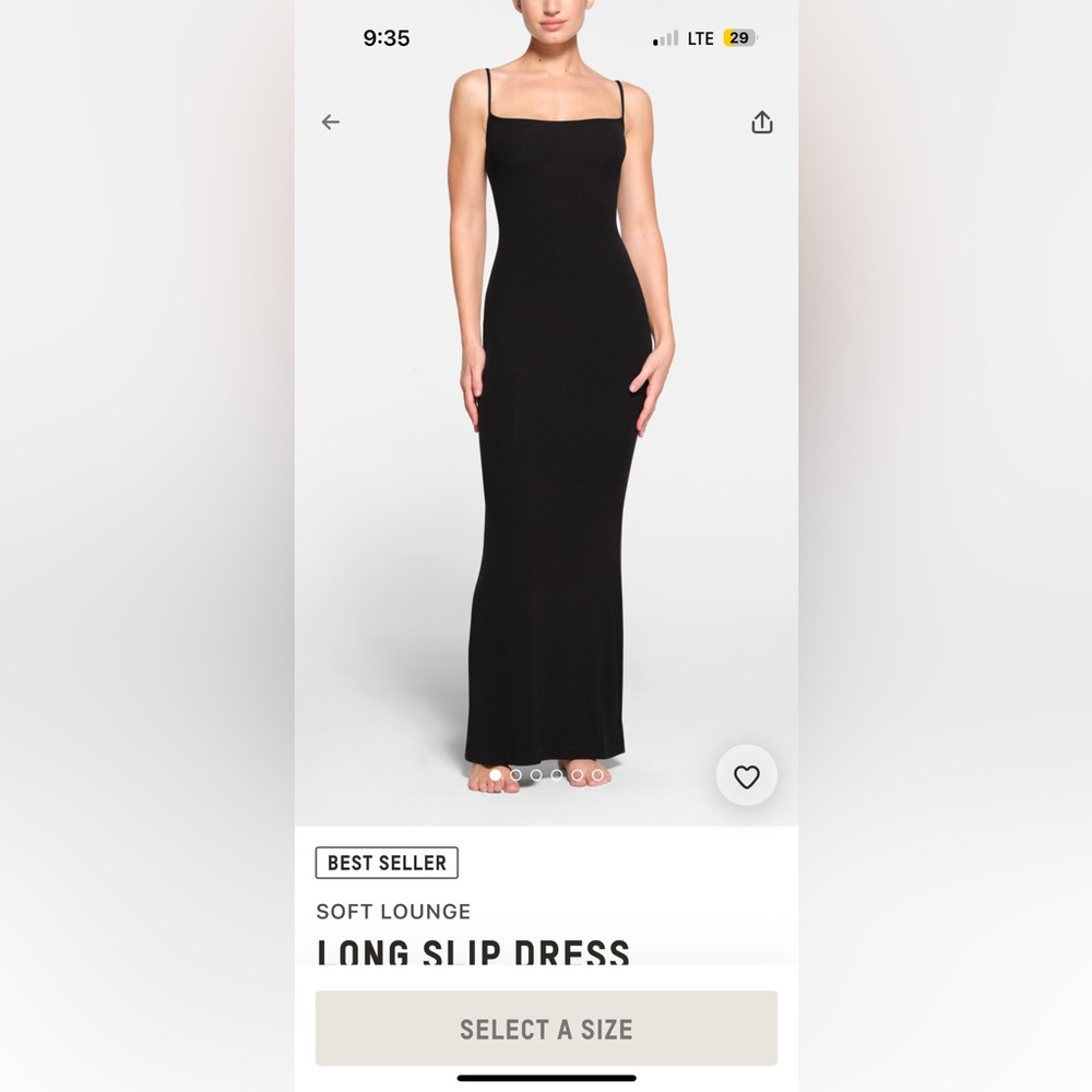 SKIMS Soft Lounge Long Slip Dress